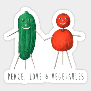 love vegetables Sticker